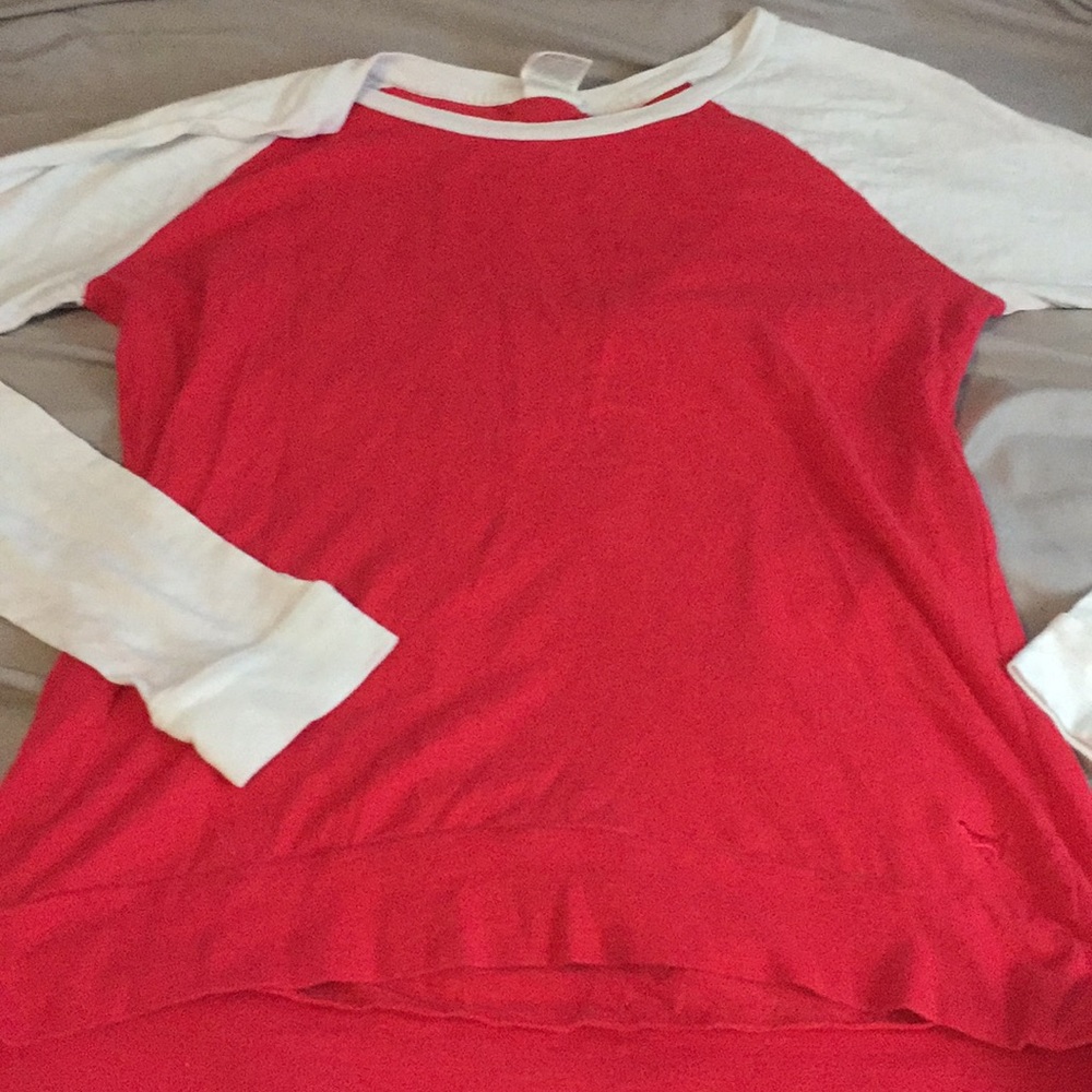 Vs Pink baseball shirt small